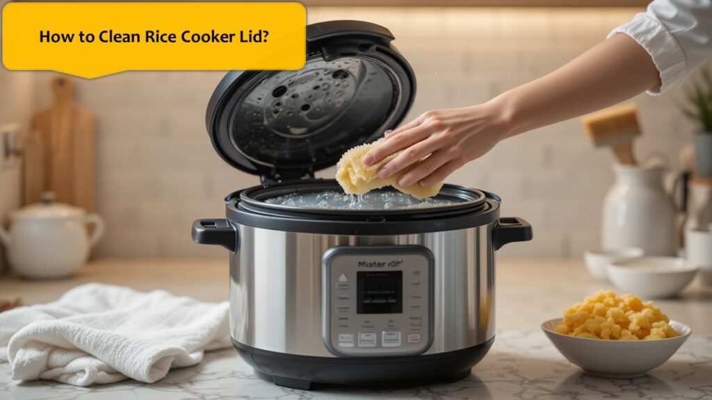 How to Clean Rice Cooker Lid