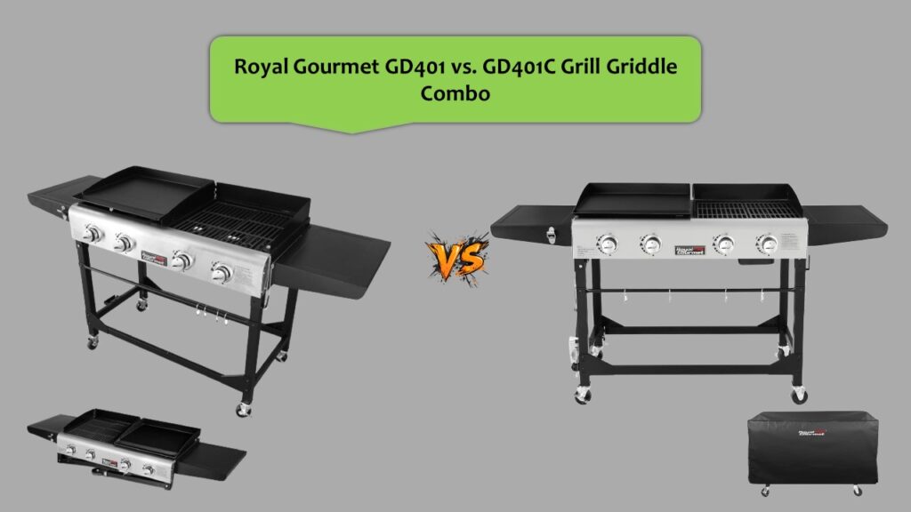 Royal Gourmet GD401 vs. GD401C Grill Griddle Combo