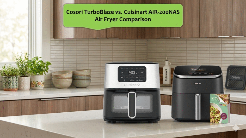 Cosori TurboBlaze vs. Cuisinart AIR-200NAS Air Fryer Comparison