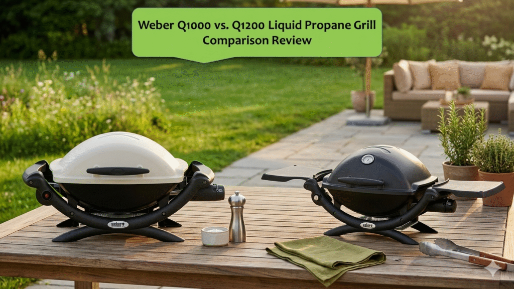 Weber Q1000 vs. Q1200 Liquid Propane Grill Comparison Review