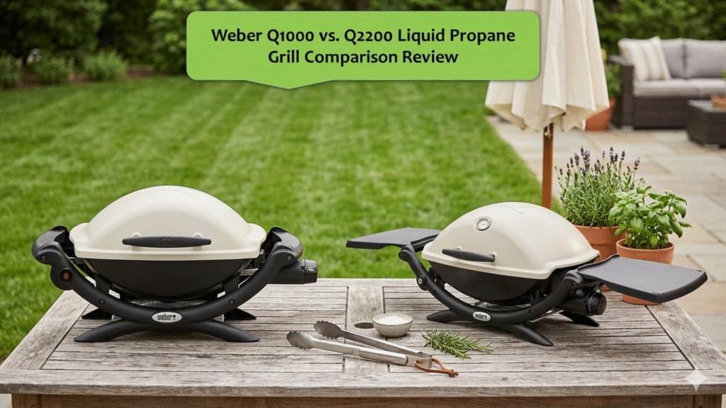 Weber Q1000 vs. Q2200 Liquid Propane Grill Comparison Review