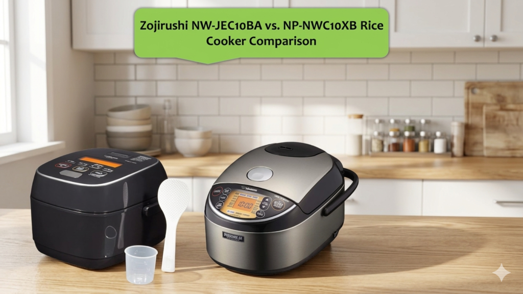 Zojirushi NW-JEC10BA vs. NP-NWC10XB Rice Cooker Comparison